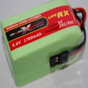 ManiaX 6.6V 1700mAh 25C RX LiFePO4 Battery Pack