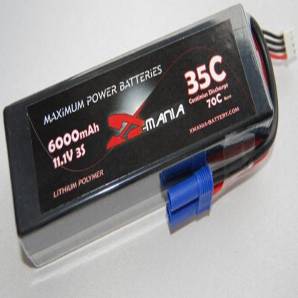 ManiaX hardcase 11.1V 6000mAh 35C car lipo battery