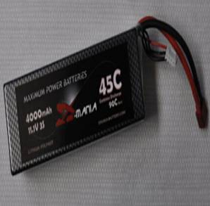 ManiaX hardcase 11.1V 4000mAh 45C car lipo battery