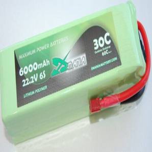 ManiaX 22.2V 6000mAh 30C Lipo Battery Pack