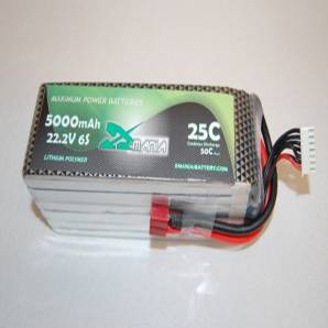 ManiaX 22.2V 5000mAh 25C Lipo Battery Pack
