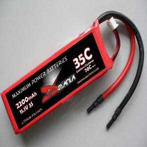 ManiaX 11.1V 2200mAh 35C Lipo Battery Pack