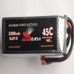 ManiaX 18.5V 5200mAh 45C Lipo Battery Pack