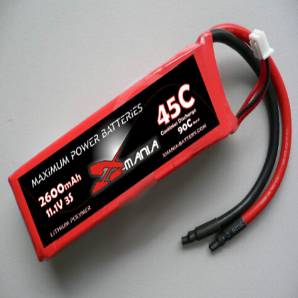 ManiaX 11.1V 2600mAh 45C Lipo Battery Pack