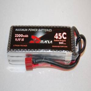 ManiaX 11.1V 2200mAh 45C Lipo Battery Pack