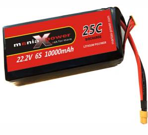 ManiaX 22.2V 10,000mAh multi-rotors lipo battery packs