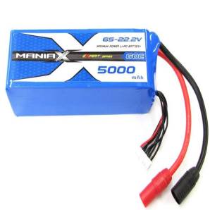 ManiaX 22.2V 5000mAh 60C Lipo Battery Pack