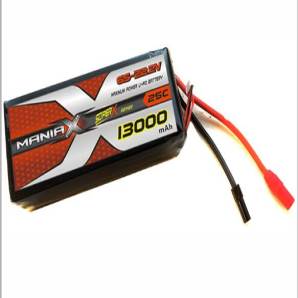 ManiaX 22.2V 13,000mAh multi-rotors lipo battery packs