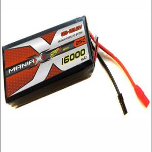 ManiaX 22.2V 16,000mAh multi-rotors lipo battery packs
