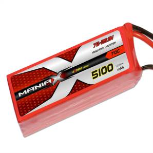 ManiaX 25.9V 5100mAh 70C Lipo Battery Pack