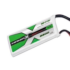 ManiaX 7.4V 2200mAh 30C Lipo Battery Pack