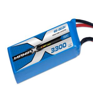 ManiaX 22.2V 3300mAh 45C Lipo Battery Pack