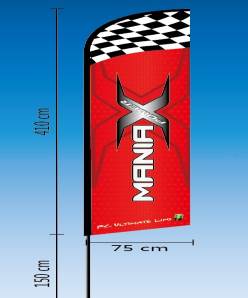 ManiaX Power flag banner