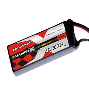 ManiaX 22.2V 2600mAh 55C Lipo Battery Pack