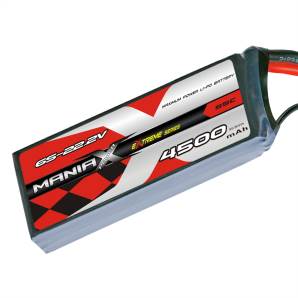 ManiaX 22.2V 4500mAh 55C Lipo Battery Pack