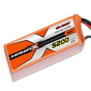 ManiaX 22.2V 5200mAh 80C Lipo Battery Pack