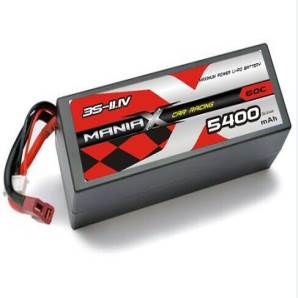 ManiaX hardcase 11.1V 5400mAh 60C car lipo battery