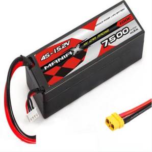 ManiaX hardcase 4S-15.2V 7500mAh 100C car HV cells lipo battery