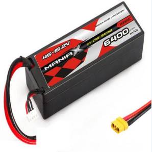 ManiaX hardcase 4S-15.2V 6400mAh 100C car HV cells lipo battery