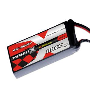 ManiaX 22.2V 3300mAh 55C Lipo Battery Pack