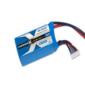 ManiaX 22.2V 1300mAh 45C Lipo Battery Pack